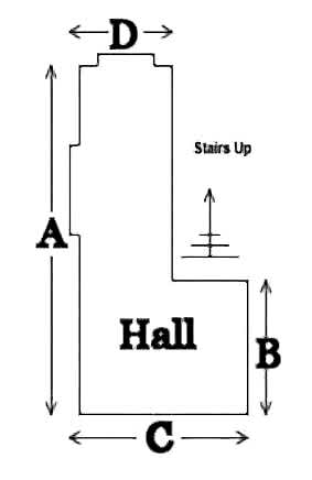 The Carpet Warehouse hall-measure Measuring